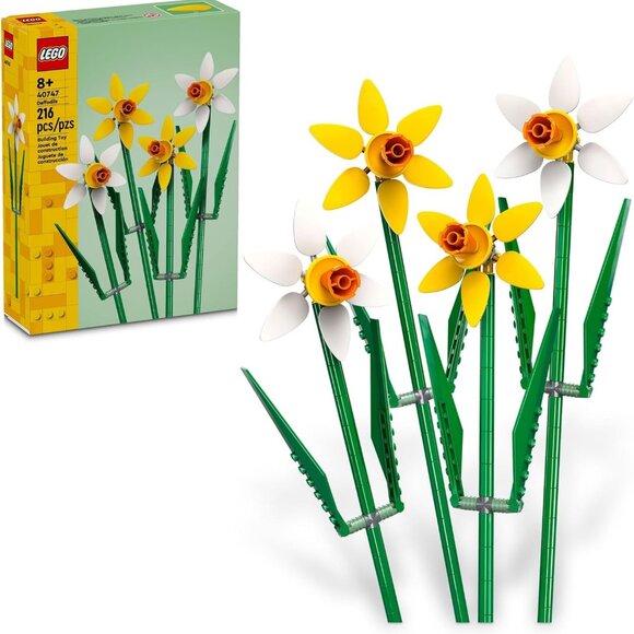 NEW LEGO Daffodils Flowers 40747 Building Set 216 Pieces Flower Botanical Collec - Picture 2 of 13